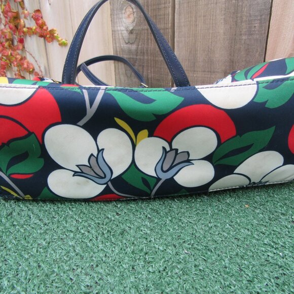 Kate Spade Breezy Floral Double Handle Crossbody Purse Medium Bag - Picture 8 of 12